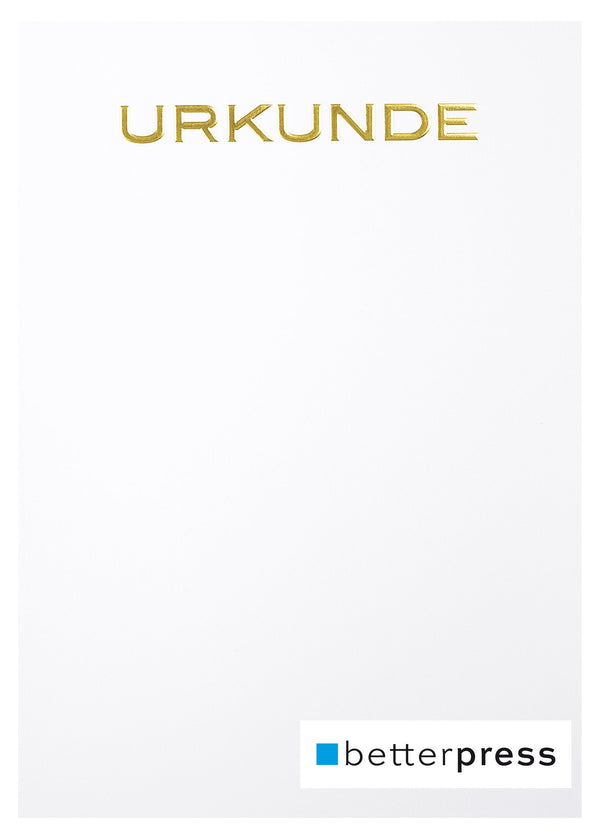 Urkunden & Zertifikate – Betterpress®