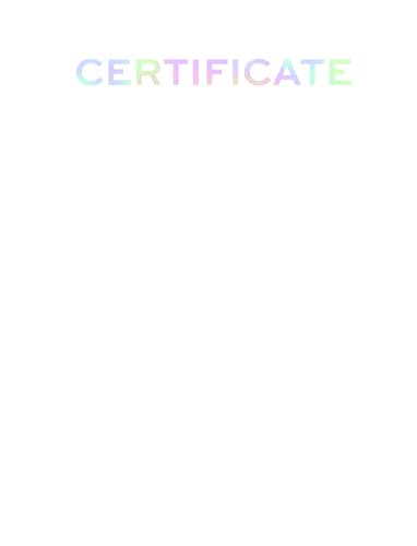 Betterpress Vordrucke Zeugnis Zertifikat DIN A4 150 g/m²