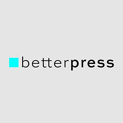 Betterpress DIN A6 Blanko Postkarten zum Selbstgestalten, Postkarte aus weißem Karton leer unbedruckt, Postkarten zum Bedrucken Bemalen, Basteln