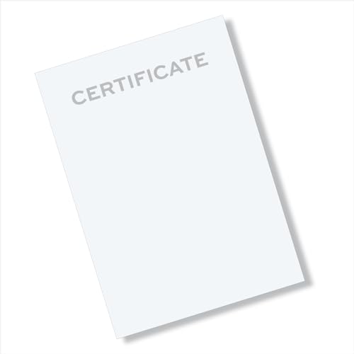 Betterpress Vordrucke Zeugnis Zertifikat DIN A4 150 g/m²