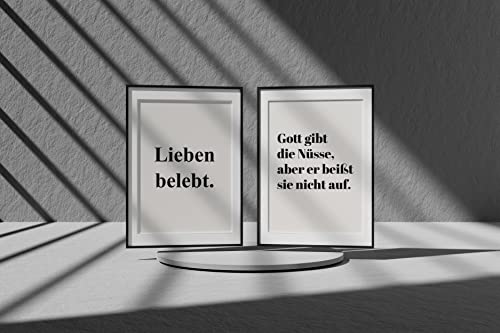 Posterset 4 Poster DIN A4