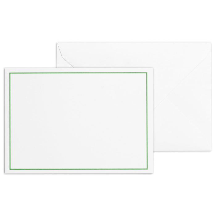 50 Set blanko Karten Set Compliment Cards Briefumschläge, Kuvert, Postkarte Karten blanko zum gestalten, beschriften oder bedrucken - DIN A6+ / C6 - weiß mit Rahmen Betterpress