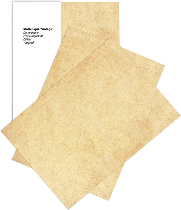 Betterpress - Briefpapier A4 120g (Marmor+Vintage)