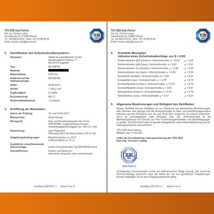 secQpad Antirutschmatte für Pedal griffig auf allen Untergründen | Perfekt für alle Fußsteuerungen, Nähmaschinen Anlasser Trittschalter beim Gaming, E-Gitarre, Wah-Wha, Sustain, Sound Effekte Trommel
