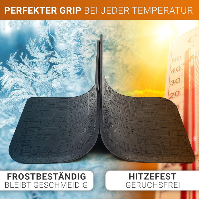 secQpad Antirutschmatte für Pedal griffig auf allen Untergründen | Perfekt für alle Fußsteuerungen, Nähmaschinen Anlasser Trittschalter beim Gaming, E-Gitarre, Wah-Wha, Sustain, Sound Effekte Trommel